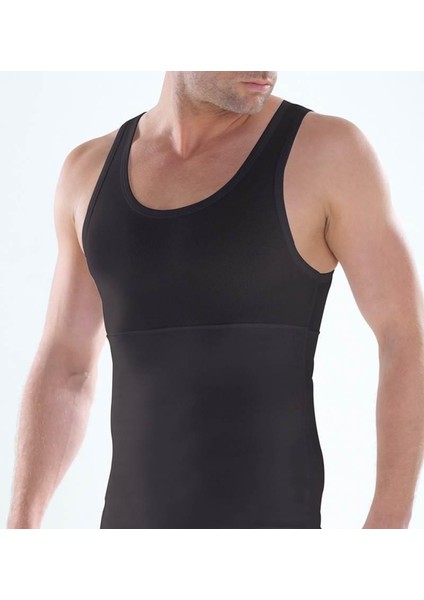 Erkek Korseli Siyah Atlet 9209