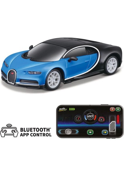 Maisto 1:41 App Control Kumandalı Metal Araba Bugatti Chiron 20