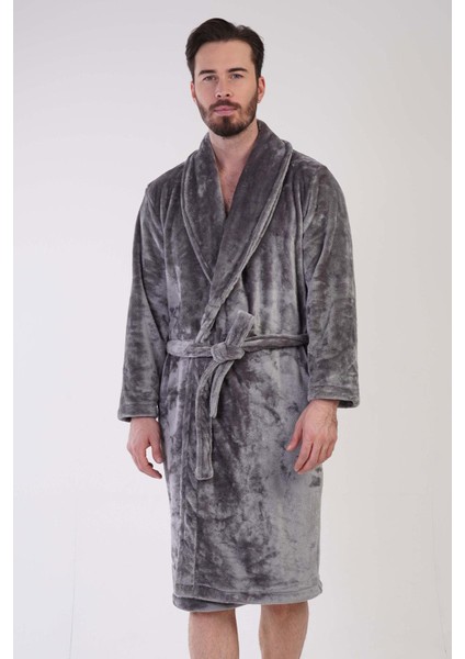 Erkek Uzun Kol Welsoft Antrasit Sabahlık C3T8N0O013