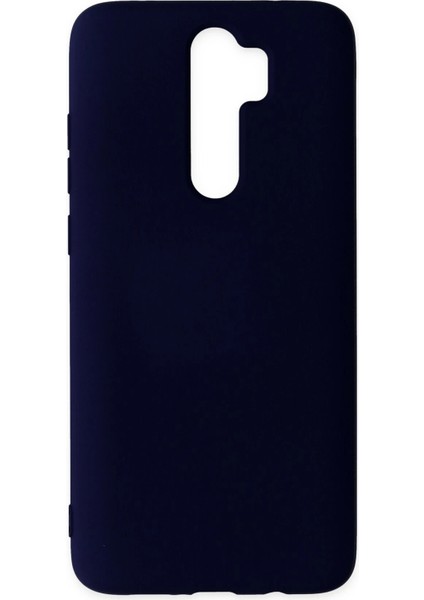 Xiaomi Redmi Note 8 Pro Kılıf Nano Içi Kadife Silikon - Lacivert Inslm