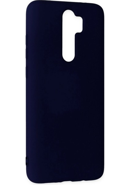 Xiaomi Redmi Note 8 Pro Kılıf Nano Içi Kadife Silikon - Lacivert Inslm