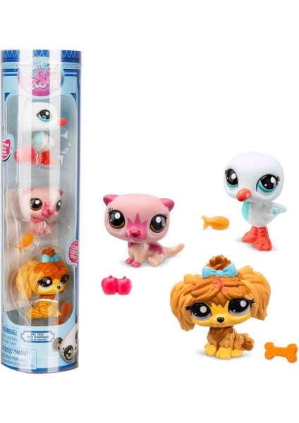 0621 Littlest Pet Shop - Minişler 3’lü Figür Seti S2 modelleri