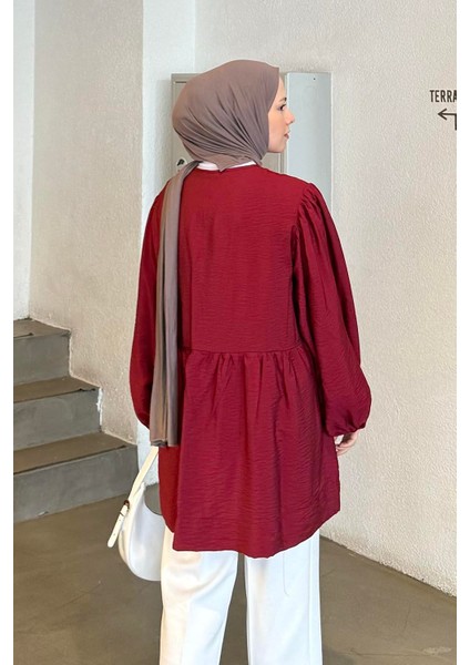 Ön Bağlamalı Iki Parça Ceket Bordo modelleri