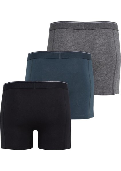 Tender Cotton 3'lü Asorti Boxer 9673 - 954