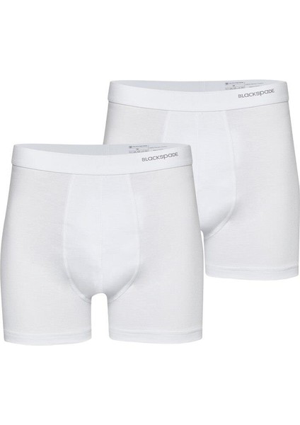 loose Fit 2'li Beyaz Boxer 9626