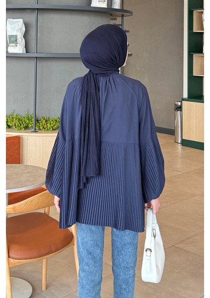 Bağlama Detaylı Tunik Lacivert fırsatları