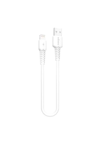 Iphone Uyumlu Lightning To USB Mini Kablo 3.4A Hızlı Şarj ve Data Kablosu 30CM - Q3