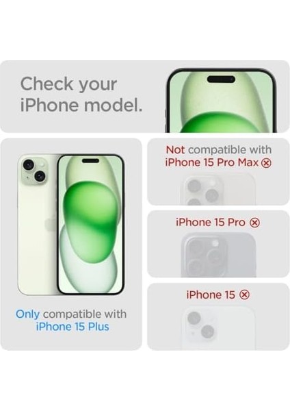 iPhone 15 Plus Ekran Koruyucu Kolay Kurulum Glas.tr Ez Fit Full Cover Black (2 Adet) - AGL06884