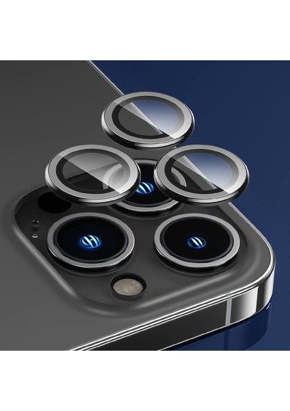 iphone 14 Pro / 14 Pro Max Siyah Için Kamera Lens Koruyucu Çizilmez Hd Görüntü Bozmaz Metal Temperli Cam modelleri