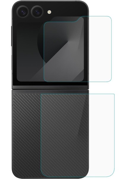 Samsung Galaxy Z Flip 6 Tempered Glass Cam Ekran Koruyucu [galaxy Z Flip 6 ile Uyumlu Ekran Koruyucu - Şeffaf]