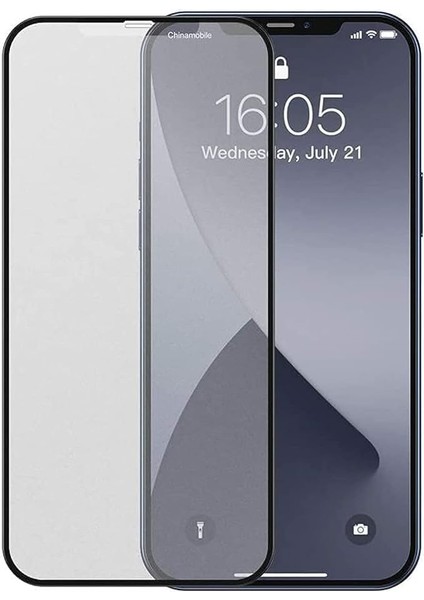 Es Iphone 14 Pro Için Ekranı Tam Kaplayan Full Ekran Koruyucu Cam, Full Tam Koruma.