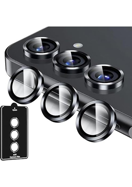 Samsung Galaxy A35 Için Kamera Koruyucu Otomatik Hizalama Aparatlı 9h Safir Cam Lens Koruyucu Görüntüyü Bozmayan Çizilme ve Düşmeye Karşı Koruyan Alüminyum Alaşım Çerçeveli Lens Kiti fırsatları