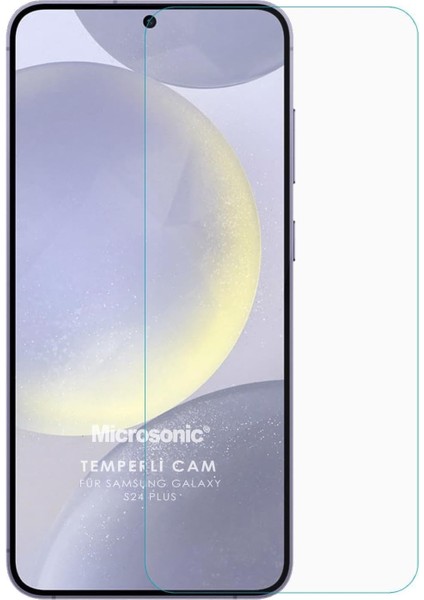 Samsung Galaxy S24 Fe Tempered Glass Cam Ekran Koruyucu [galaxy S24 Fe ile Uyumlu Ekran Koruyucu - Şeffaf]