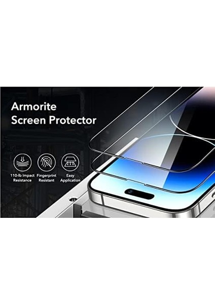 Trend Apple iPhone 14 Plus Için Ekranı Tam Kaplayan Cam 5d Ekran Koruyucu Kırılmaz Cam Full Cover Tam Koruma