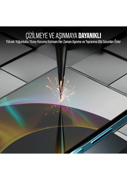 Apple iPhone Privacy Hayalet Cam Tam Ekran Temperli Koruyucu (Iphone 16 Pro Max)