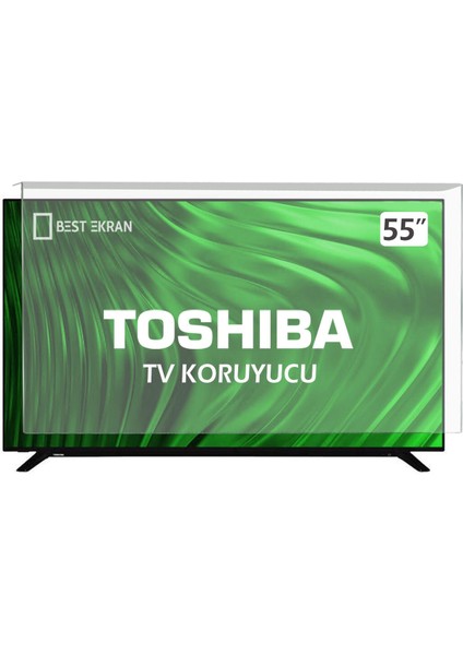 Toshiba 55UV2363DT Tv Ekran Koruyucu - Toshiba 55" Inç 139CM Ekran Koruyucu