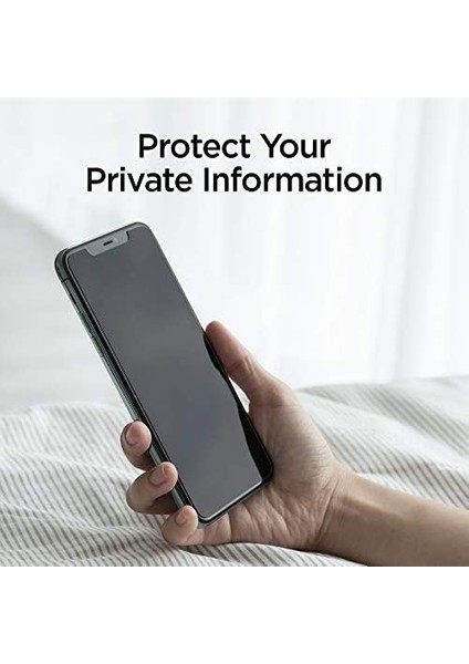iPhone 11 / iPhone Xr Privacy Hayalet Cam Ekran Koruyucu Kolay Kurulum Alignmaster - AGL00103