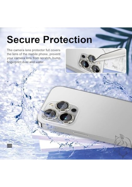 Apple iPhone 15 Pro/iphone 15 Pro Max Premıum Kamera Lens Koruyucu, [orijinal Tasarım Lens] Çizilmez 9h Temperli Cam Kamera Lens Koruyucu Metal Lens Aksesuarlar Kolay Kurulum, Gold modelleri