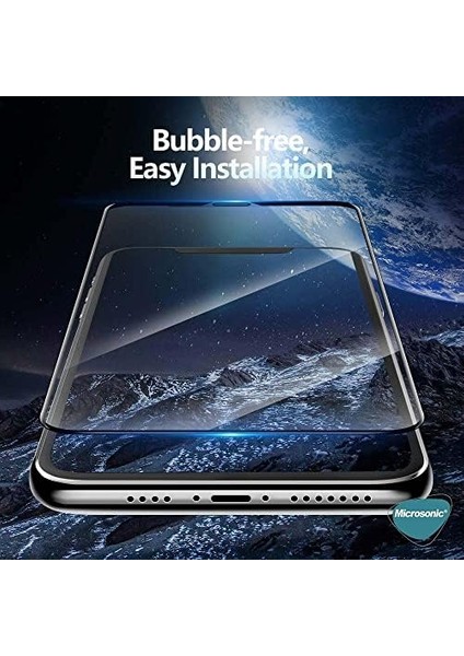 Ekran Koruyucu Apple iPhone 15 Pro Max Için Tam Kaplayan Temperli Cam Ekran Koruyucu Siyah