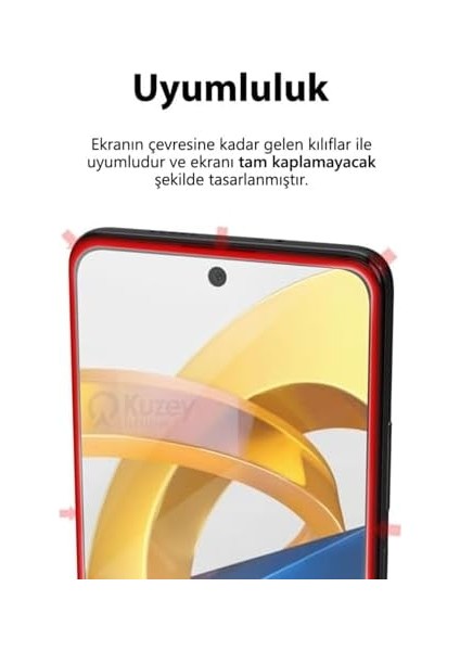Iletişim Xiaomi Redmi Note 13 Pro ile Uyumlu Temperli Ekran Koruyucu Kırılmaz Cam