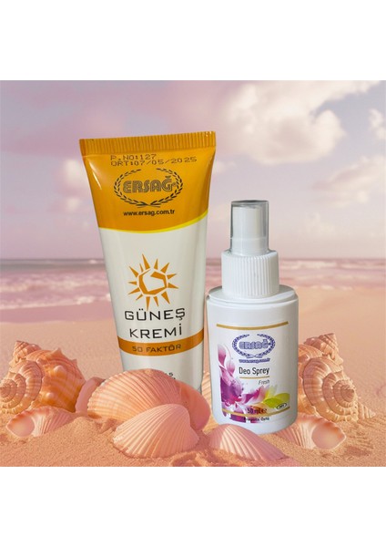 Güneş Krem + Deo Fresh Sprey İkili Özel Set fiyatları