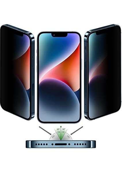 Labs iPhone 14/13 Pro/13 5d Privacy Ekran Koruyucu