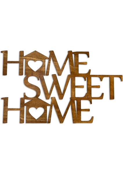 "home Sweet Home" Yazılı Ahşap Kapı Veya Duvar Süsü Dekor, Dekoratif Ev Hediyesi fiyatları