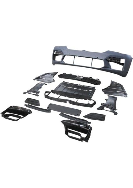 Bmw 5 Seri G30 20/22 Ön Tampon Gri̇ (Izgaralı/si̇s Kapaklı/sensör Deli̇kli̇) (F90/M5/LCI) indirimleri