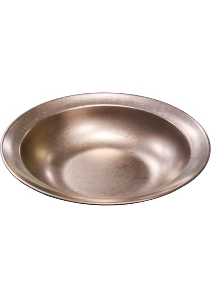 Açık Büfe Retro Sunum Tabağı Bakır 30*6 cm