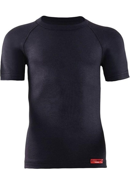 Black Spade 9267 2.seviye Kısa Kollu Unisex Çocuk Termal Içlik Siyah