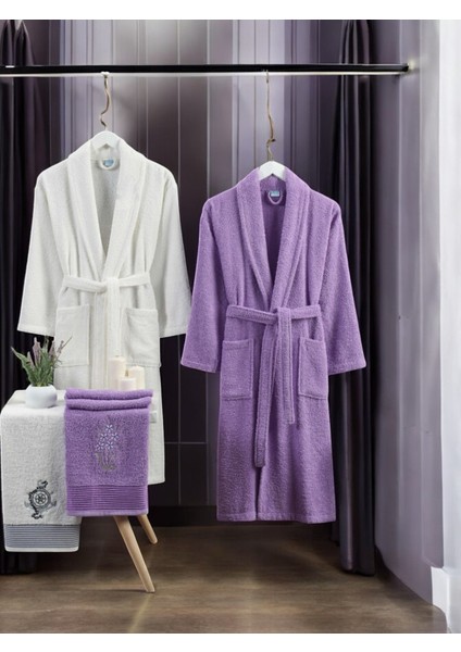 Zena Krem Lavanta Havlulu Bornoz