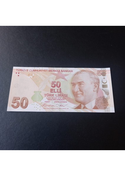 399636854707D336DE 9.emisyon Çil 50TÜRK Lirası G001 Serisi Kağıt Para fiyatları