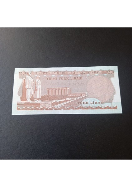 39963685477F59333A 6.emisyon 3.tertip F51 Serisi Çil 20LIRA Eski Kağıt Para