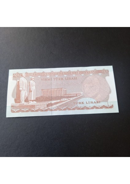 39963685477F34F74A 6.emisyon 3.tertip G59 Serisi Çil 20LIRA Eski Kağıt Para