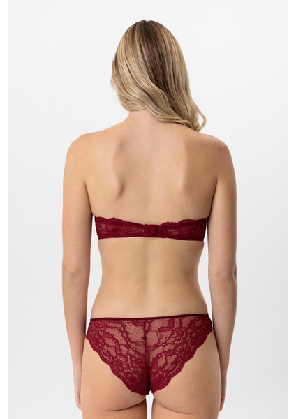 Lingerie Lotus Straplez Dantelli Sütyen Takımı fırsatları
