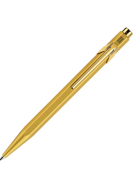 Caran Dache 849 Metal Kutulu Roller Tükenmez Kalem Goldbar