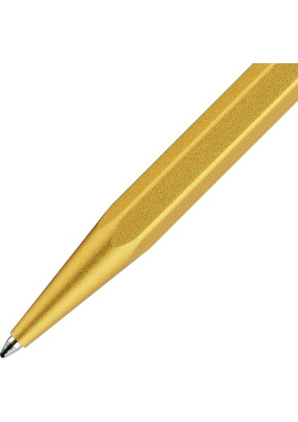 Caran Dache 849 Metal Kutulu Roller Tükenmez Kalem Goldbar