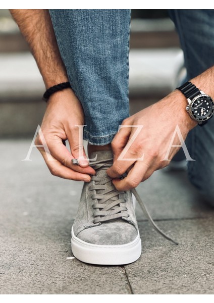 Hakiki Süet Erkek Sneaker Ayakkbı