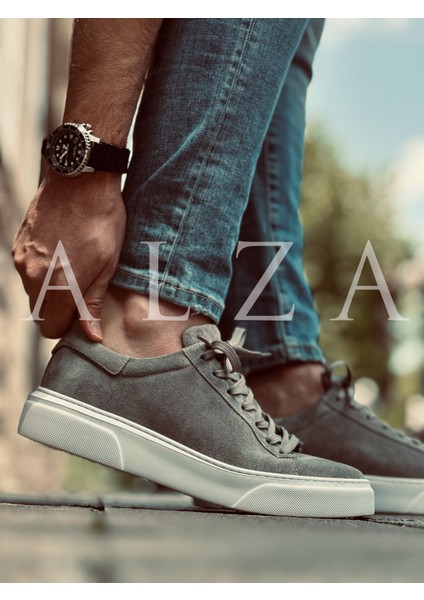 Hakiki Süet Erkek Sneaker Ayakkbı