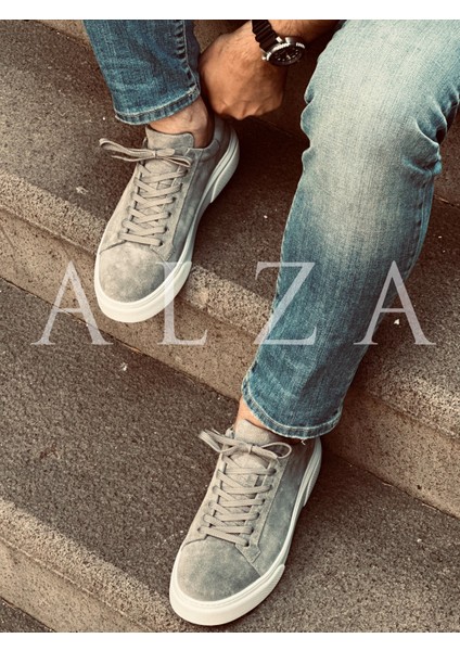 Hakiki Süet Erkek Sneaker Ayakkbı