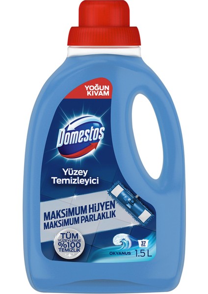 Yüzey Temizleyici Okyanus Maksimum Hijyen Tüm Yüzeyler Için Yüzey Temizleyici 1500 ml