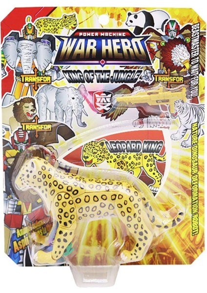 Oyuncak Transformer Set Kral Leopar