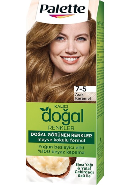 Kalıcı Doğal Renkler 7-5 Açık Karamel