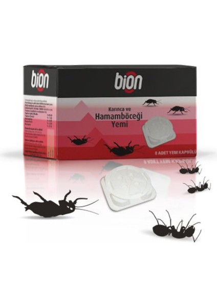 Karınca ve Hamam Böceği Yemi 6 Adet