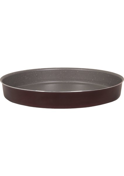 Mor Granit Yuvarlak Tepsi 34 cm
