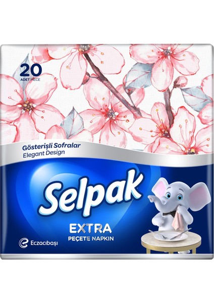 Extra Desenli Peçete 20'li