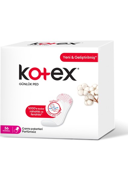 Günlük Ped Normal 56'lı