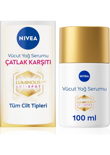 Nıvea LUMINOUS630 Çatlak Karşıtı Vücut Yağ Serumu 100ML