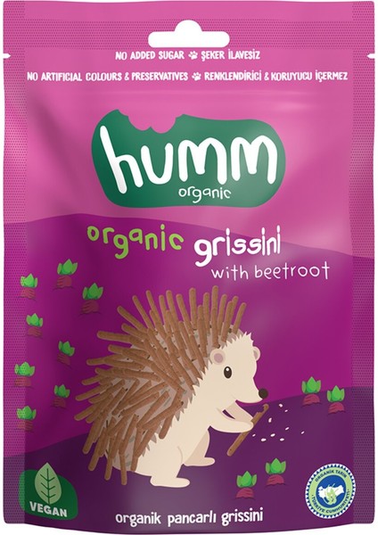 Organic Organik Grissini Pancarlı 55 G