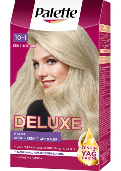 Deluxe Saç Boya 10-1 Küllü Açık Sarı 115ML